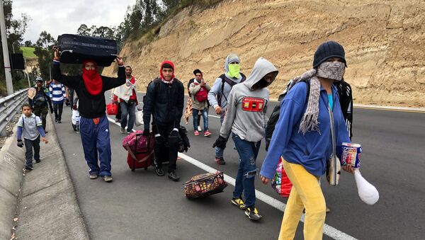 Los migrantes venezolanos - Sputnik Mundo