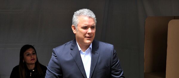 Iván Duque, presidente de Colombia - Sputnik Mundo