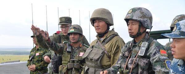 Ejercicios antiterroristas conjuntos de la Organización de Cooperación de Shanghái (OCS) Misión de Paz 2018 - Sputnik Mundo