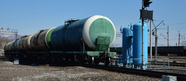 Vagones de un tren de carga (imagen referencial) - Sputnik Mundo