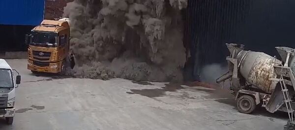 Accidente en una fábrica de cemento en China - Sputnik Mundo