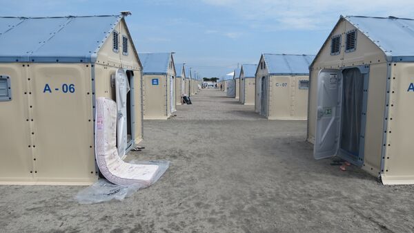 Casetas del campo de refugiados Rondon I en Boa Vista  - Sputnik Mundo