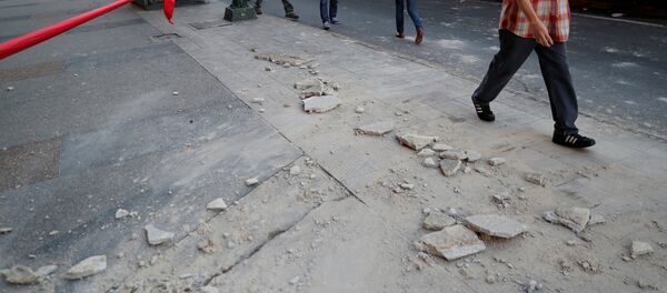 Consecuencias del sismo en Caracas - Sputnik Mundo