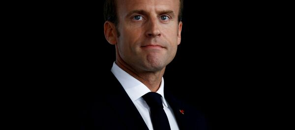 Emmanuel Macron, presidente francés - Sputnik Mundo