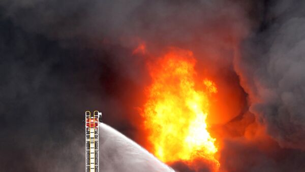 Incendio en Melbourne - Sputnik Mundo