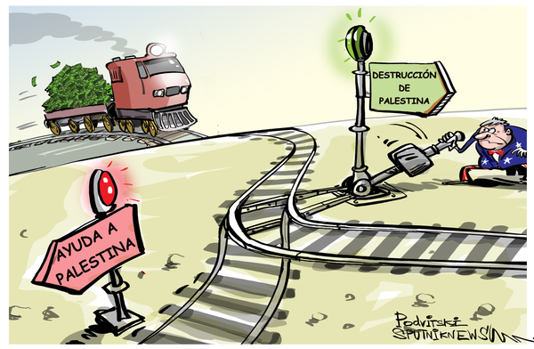 EEUU le niega la ayuda a Palestina y se queda con su dinero   - Sputnik Mundo