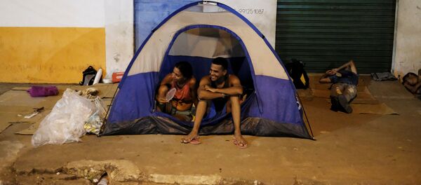 Migrantes venezolanos en Brasil Migrantes venezolanos en Brasil - Sputnik Mundo