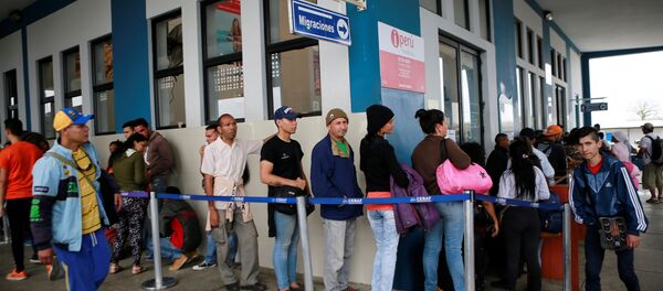 Migrantes venezolanos Migrantes venezolanos - Sputnik Mundo