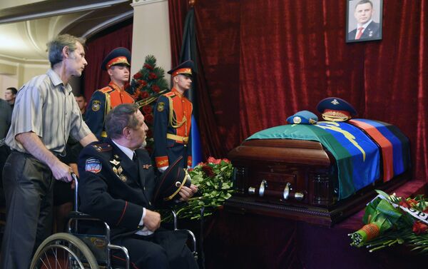 Funeral del líder de la república de Donetsk, Alexandr Zajárchenko Funeral del líder de la república de Donetsk, Alexandr Zajárchenko - Sputnik Mundo