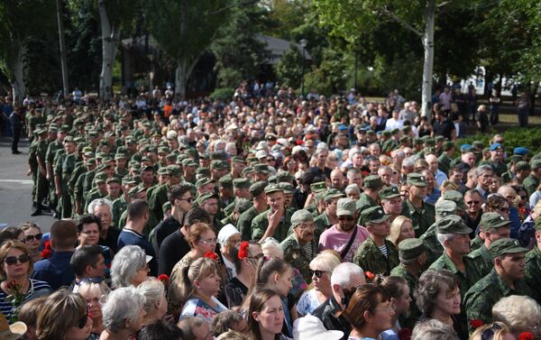 Funeral del líder de la república de Donetsk, Alexandr Zajárchenko Funeral del líder de la república de Donetsk, Alexandr Zajárchenko - Sputnik Mundo