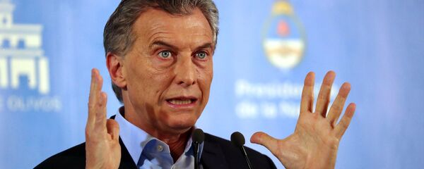 El presidente de Argentina, Mauricio Macri - Sputnik Mundo