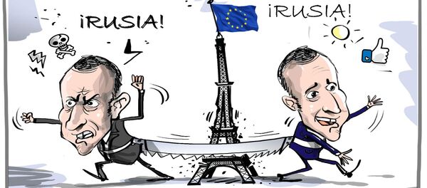 Macron, el contradictorio - Sputnik Mundo