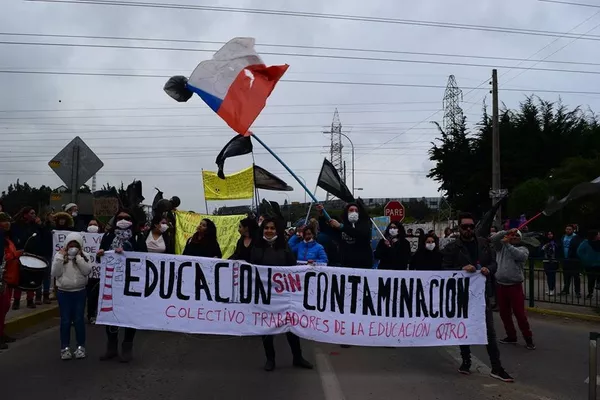 Movilización por la situación medioambiental y de salud de la población de Puchuncaví y Quintero, Chile. Movilización por la situación medioambiental y de salud de la población de Puchuncaví y Quintero, Chile. - Sputnik Mundo