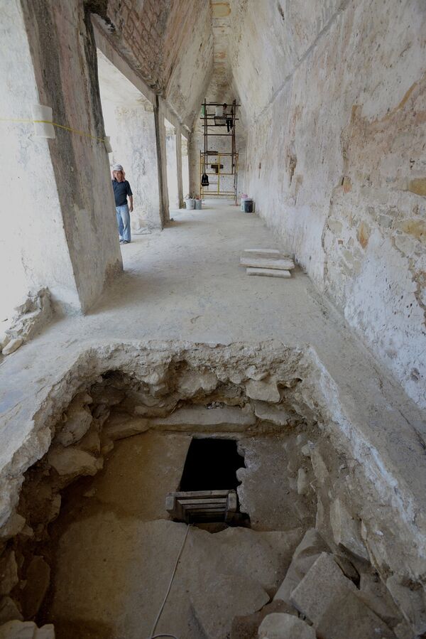 Subestructura, encontrada en el Palecio de Palenque, México - Sputnik Mundo