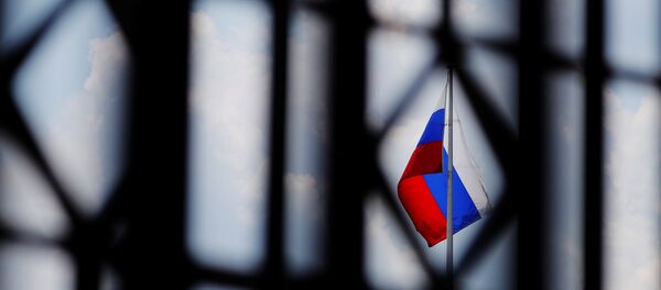 La bandera rusa en Washington, EE. UU - Sputnik Mundo