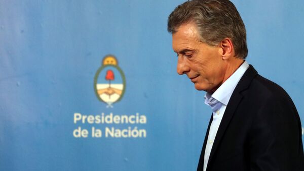 Mauricio Macri, presidente de Argentina - Sputnik Mundo