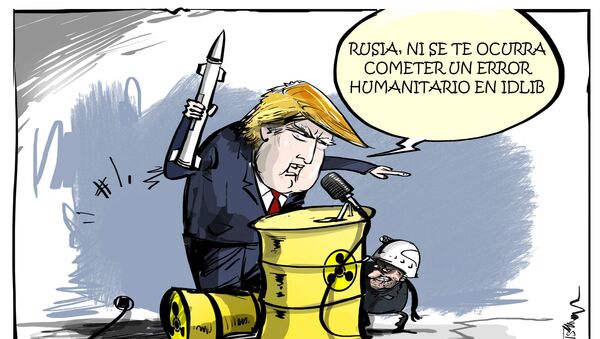 La paja en el ojo ajeno: Trump advierte a Moscú de un error humanitario en Siria - Sputnik Mundo
