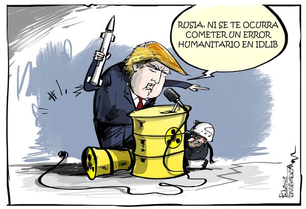 La paja en el ojo ajeno: Trump advierte a Moscú de un error humanitario en Siria - Sputnik Mundo
