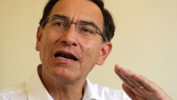 Martín Vizcarra, presidente de Perú - Sputnik Mundo