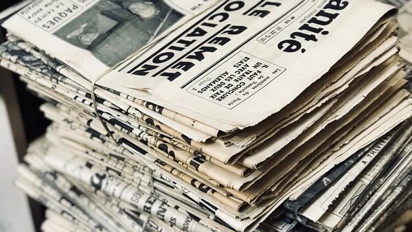 Periódicos franceses (imagen referencial) Periódicos franceses (imagen referencial) - Sputnik Mundo