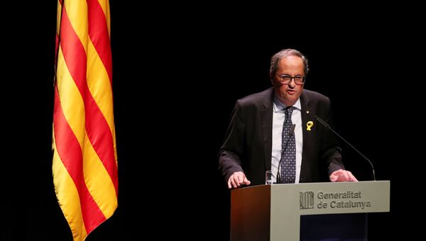 Quim Torra, presidente de la Generalitat de Cataluña - Sputnik Mundo