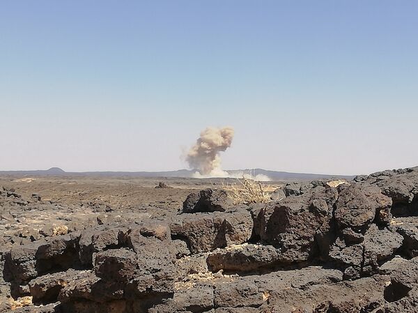 La Fuerza Aérea siria ataca a los terroristas en Idlib La Fuerza Aérea siria ataca a los terroristas en Idlib - Sputnik Mundo