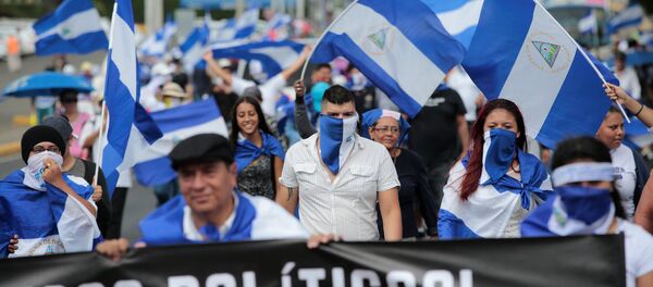 Protestas en Nicaragua - Sputnik Mundo
