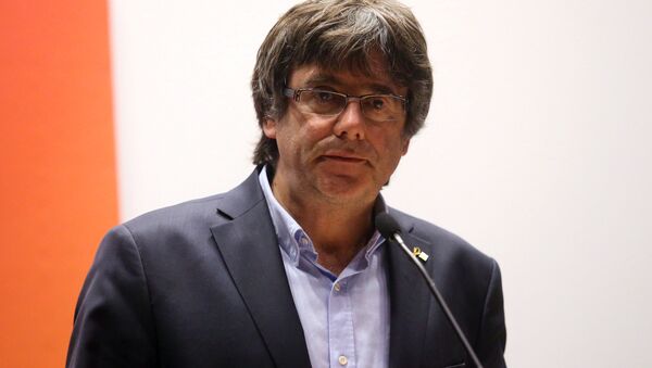 Carles Puigdemont, el expresidente catalán - Sputnik Mundo