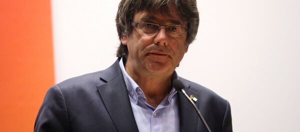 Carles Puigdemont, el expresidente catalán - Sputnik Mundo