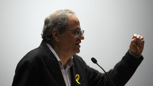 Quim Torra, presidente de la Generalitat de Cataluña - Sputnik Mundo