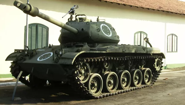 Un tanque M41, expuesto en un museo brasileño (archivo) - Sputnik Mundo