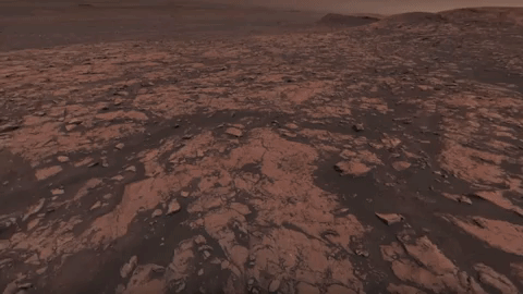 Una imagen en 360 grados del paisaje marciano registrado por Curiosity - Sputnik Mundo