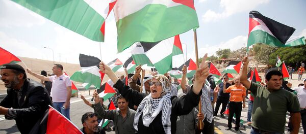 Las protestas en Palestina - Sputnik Mundo