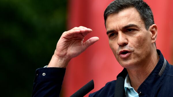 El presidente del Gobierno español, Pedro Sánchez - Sputnik Mundo
