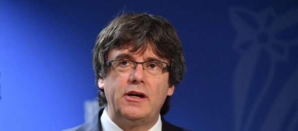 Carles Puigdemont, el expresidente catalán - Sputnik Mundo