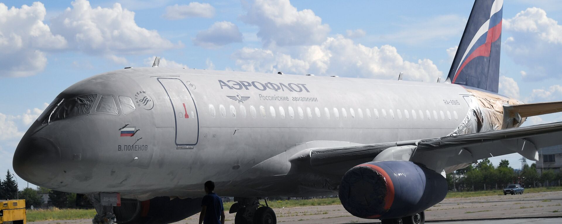 El avión Sukhoi SuperJet 100 en aerolínea Aeroflot - Sputnik Mundo, 1920, 29.01.2021