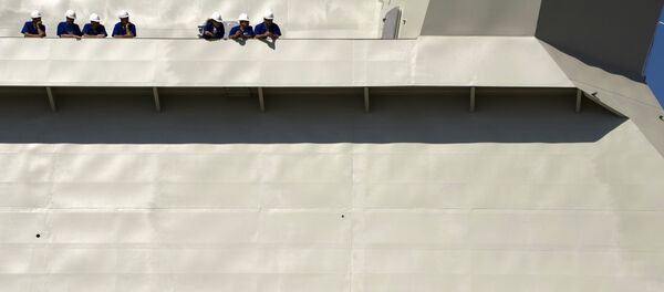 Los trabajadores del astillero de Navantia de Cádiz, España (archivo) - Sputnik Mundo