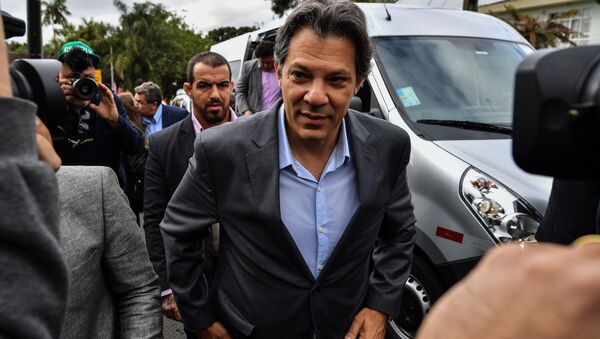 Fernando Haddad, candidato presidencial brasileño - Sputnik Mundo