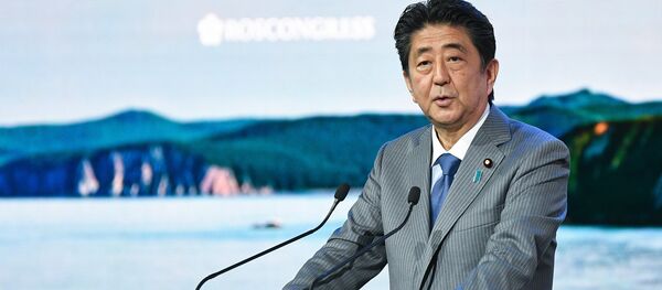 Shinzo Abe, primer ministro de Japón - Sputnik Mundo