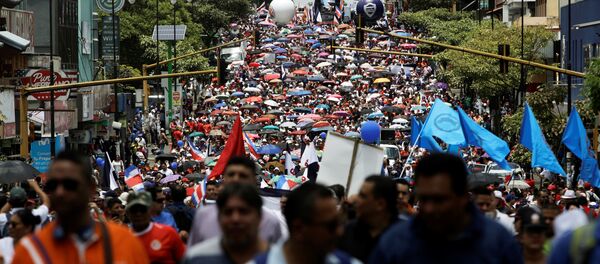 Manifestaciones en Costa Rica - Sputnik Mundo