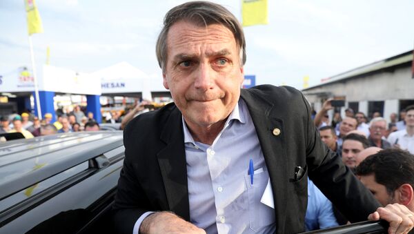 El candidato presidencial brasileño Jair Bolsonaro (archivo) - Sputnik Mundo