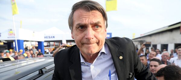 El candidato presidencial brasileño Jair Bolsonaro (archivo) - Sputnik Mundo