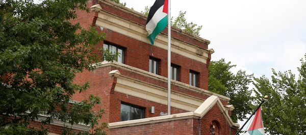 La sede de la representación de la OLP en Washington, EEUU La sede de la representación de la OLP en Washington, EEUU - Sputnik Mundo