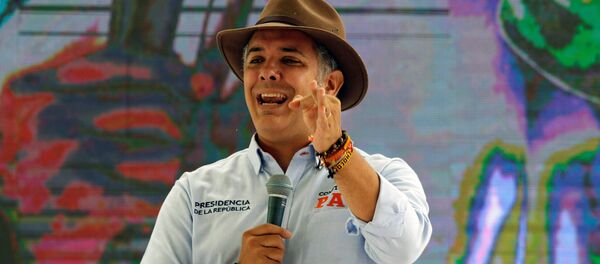Iván Duque, presidente de Colombia - Sputnik Mundo