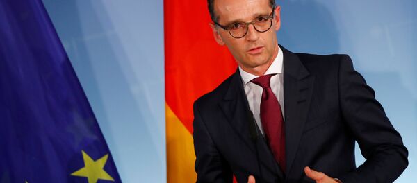 Heiko Maas, ministro de Exteriores alemán en una rueda de prensa con su homólogo ruso, Serguéi Lavrov, en Berlín Heiko Maas, ministro de Exteriores alemán en una rueda de prensa con su homólogo ruso, Serguéi Lavrov, en Berlín - Sputnik Mundo
