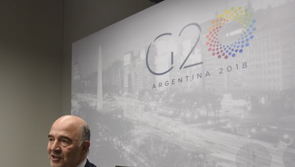 Logo del G20 (2018) - Sputnik Mundo