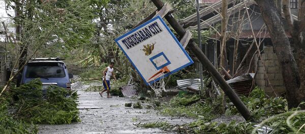 Las consecuencias del supertifón Mangkhut en Filipinas - Sputnik Mundo