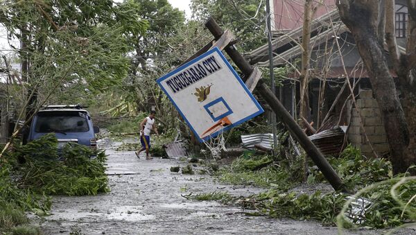 Las consecuencias del supertifón Mangkhut en Filipinas - Sputnik Mundo