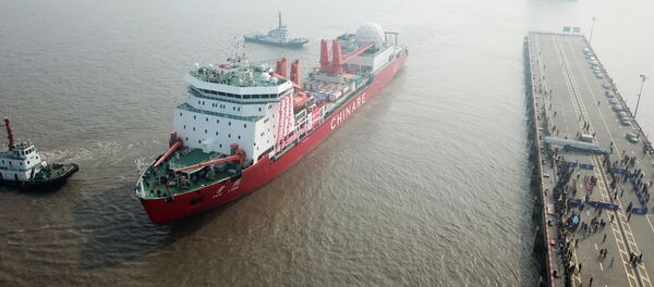 El rompehielos Xuelong - Sputnik Mundo