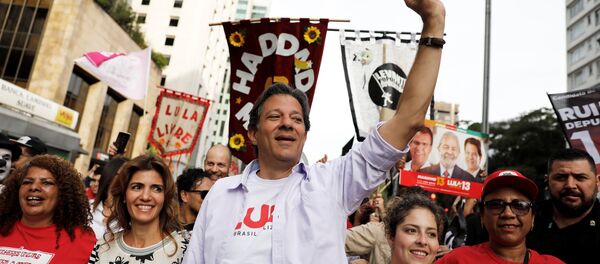 Fernando Haddad, candidato presidencial brasileño Fernando Haddad, candidato presidencial brasileño - Sputnik Mundo
